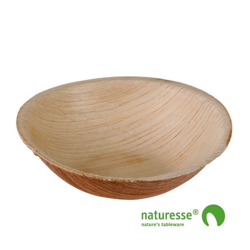 Palmeblad tallerken "Round" Ø 95mm - 25 stk pk *
