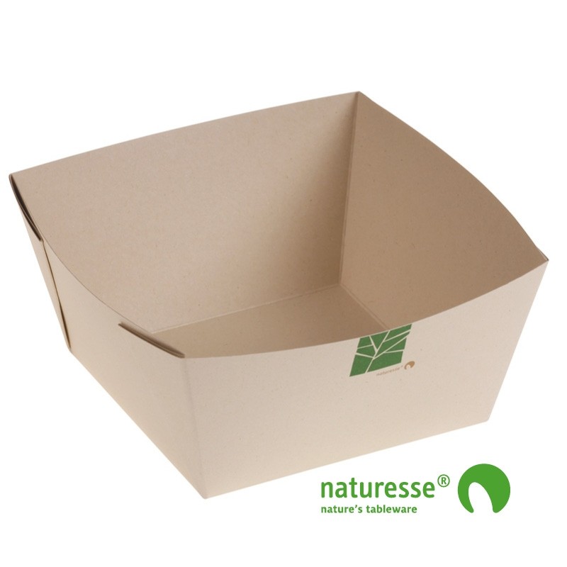 Bakke i PaperWise 1.500ml, 170x170x85mm - 250 stk krt *