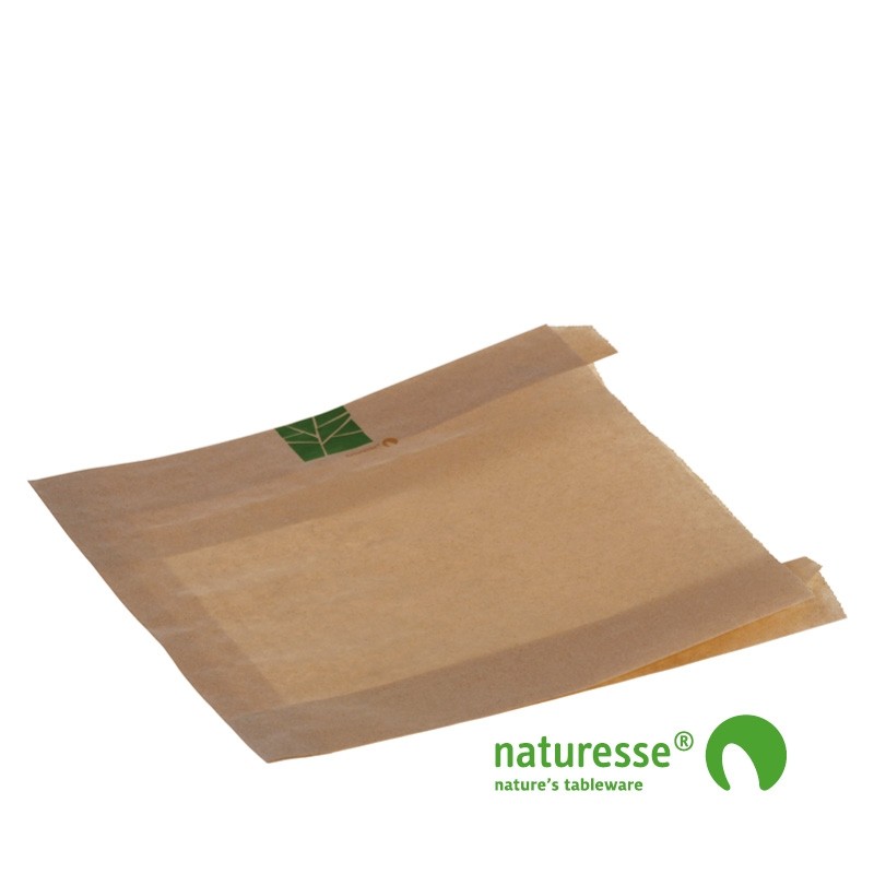 Brødpose i PaperWise, 230x210x2x35mm - 500 stk krt