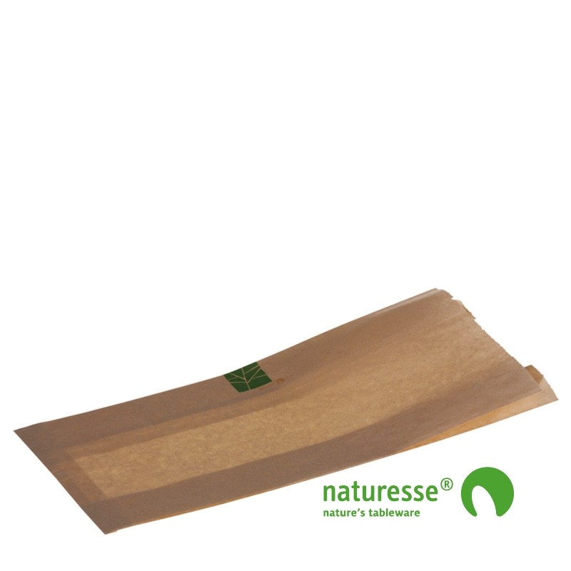 Brødpose i PaperWise, 370x160x2x40mm - 500 stk krt