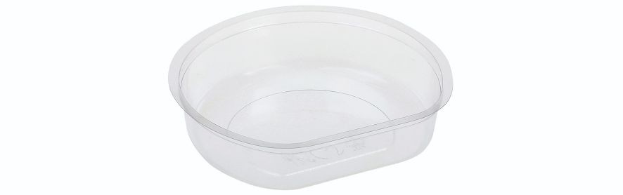 PLA, Cup insert clear PLA,100ml Ø94 x 22mm, passende Ø96mm - 1000 stk krt