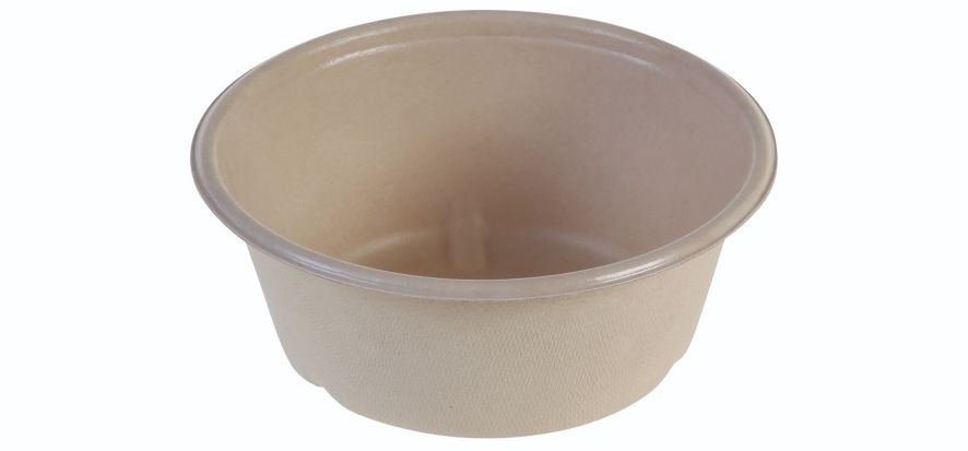 SR-fiber / natur, Bowl 600ml, Ø151x60mm, bio coated - 300 stk krt