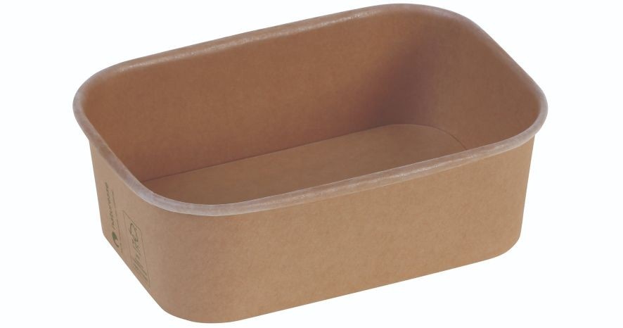Karton/PLA / natur, Transportbakke, 173x120x57mm, 750ml, FSC MIX - 50 stk pk