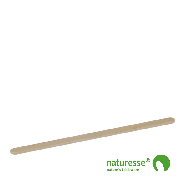 Rørepind i træ - ubehandlet, 140mm i BOX, FSC 100% - 10.000 stk krt *