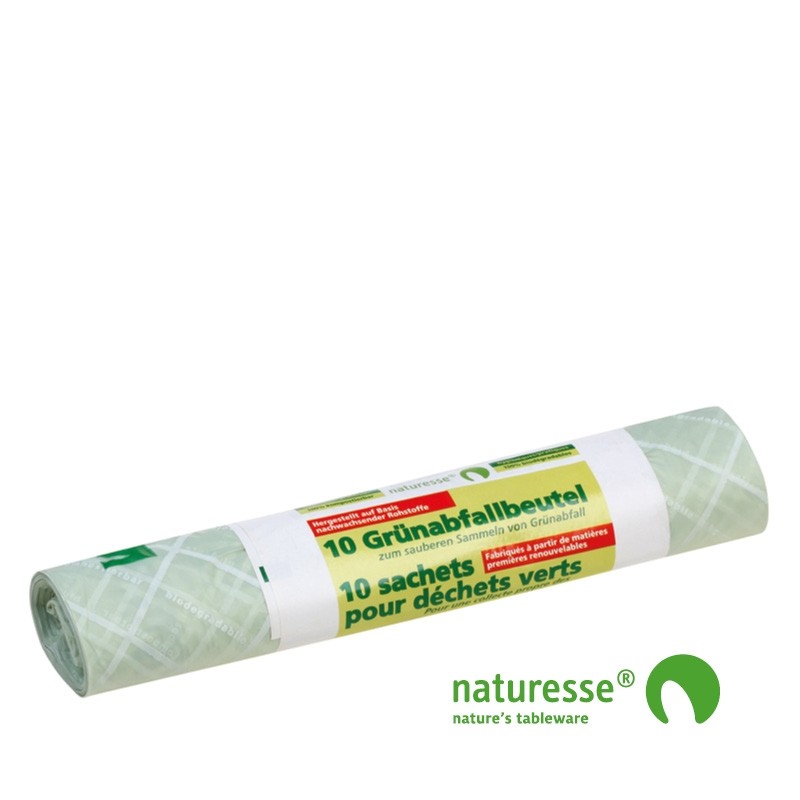 Kompostpose i bioplast 30 liter - 10 stk pk