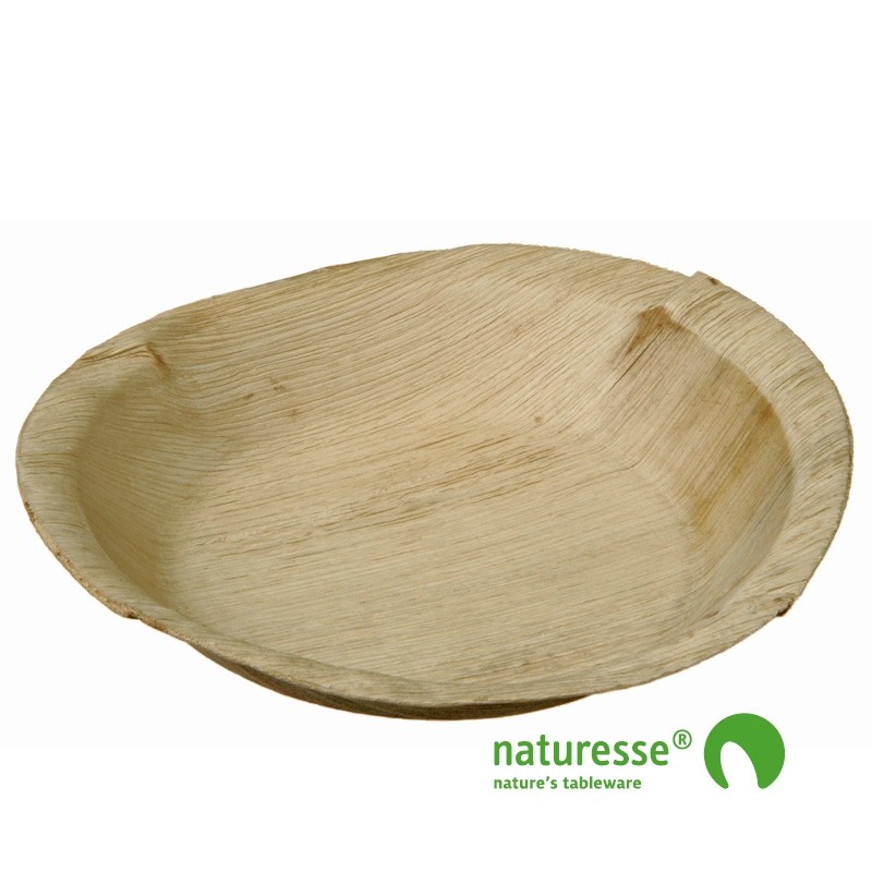 Palmeblad tallerken "Round" Ø200mm - 100 stk krt *