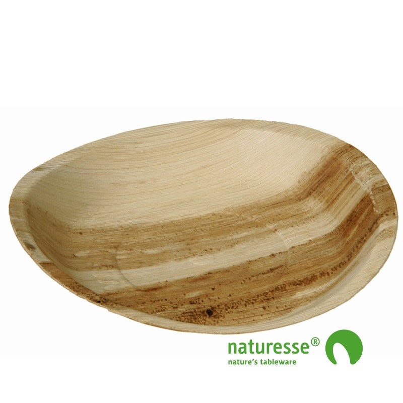 Palmeblad tallerken "Round" Ø240mm - 25 stk pk *