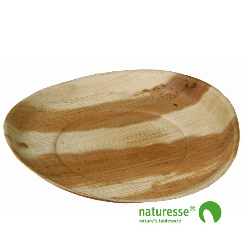 Palmeblad tallerken "Round" Ø260mm - 100 stk krt *