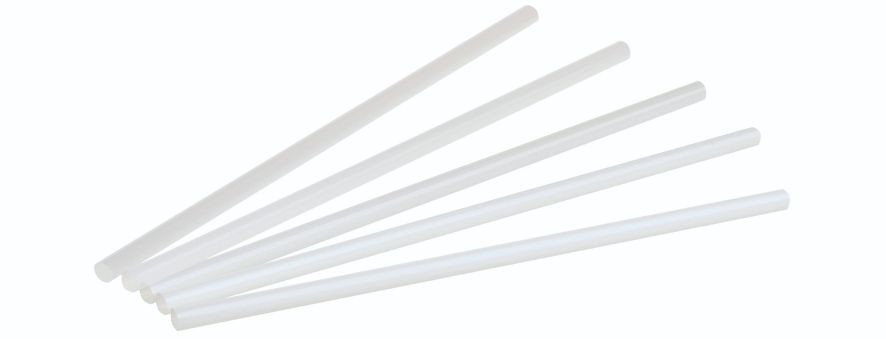 CPLA, Sugerør, 6x200mm, hvid - tåler varme - 500 stk pk