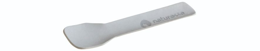 Papir isske 95 mm i FV Hvid med præget "naturesse", FSC MIX - 150 stk pk*