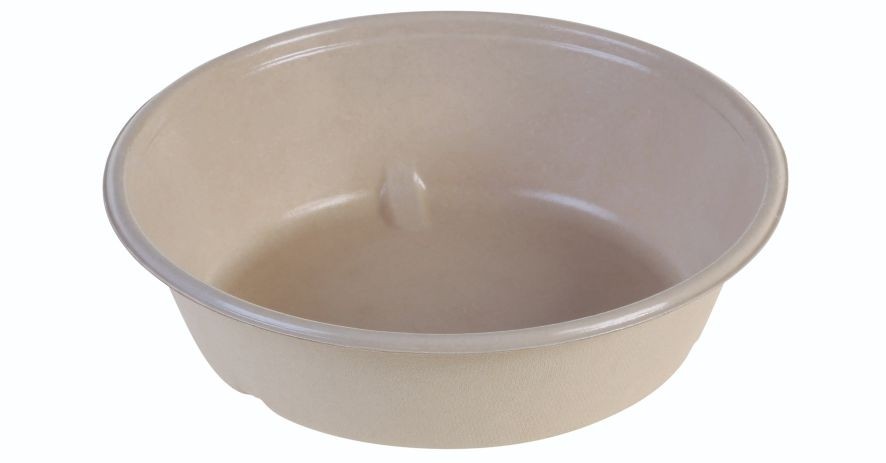 SR-fiber / natur, Bowl 900ml, Ø195x52mm, bio coated - 160 stk pk - UDGÅR