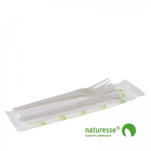 Bestiksæt i CPLA 3 dele i biopose - 1 stk *
