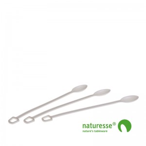 Ske i CPLA kaffeske 131mm - 100 stk pk *