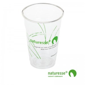 Glas i PLA 2,5dl Ø76mm med logoprint - 50 stk pk *