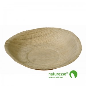 Tallerken i Palmeblad Ø 17cm - 25 stk pk *