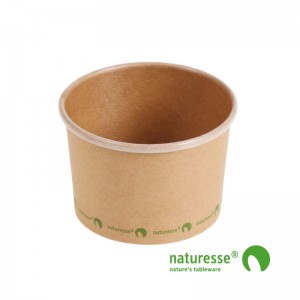 Suppe bæger i karton/PLA 8oz / 240ml, FSC MIX - 25 stkpk *