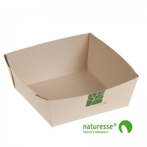 Bakke i PaperWise 600ml, 135x135x50mm - 250 stk krt *