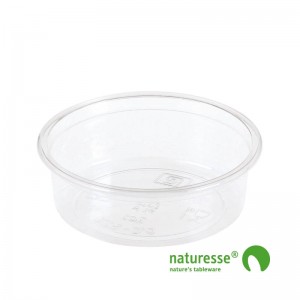 Bæger i PLA 60ml / 2oz "Souffle" Ø76x25mm - 40 stk pk