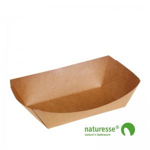 Båd i Karton/PLA, 168x96x57mm, FSC MIX - 250 stk pk *