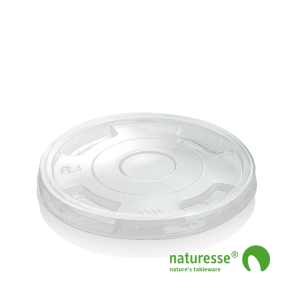 PLA låg fladt u/hul, Ø 96mm - 1.200 stk krt