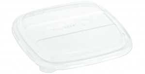 PLA, Låg kvadratisk klar, til 14966/67 - 125 stk pk