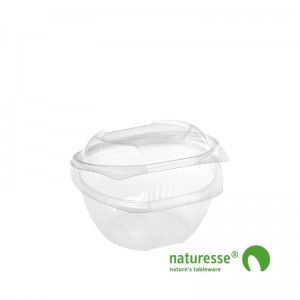 Bæger i PLA 1.000ml m hængslet låg 162x170x100mm - 50 stk pk