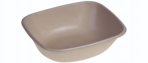SR-fiber - natur m bio coatning, Bowl 900ml, 195x170x56mm - 125 stk pk