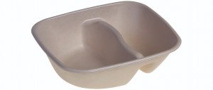 SR-fiber - natur m bio coatning, Bowl 900ml 2-delt, 195x170x56mm - 100 stk pk