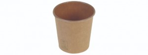 Kaffebæger 1dl/4oz, Ø60mm, brun kraft, FSC MIX - 1000 stk krt*