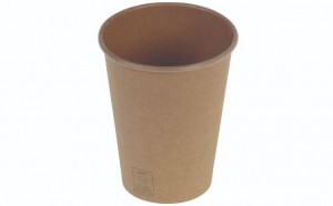 Kaffebæger 3dl/12oz, Ø90mm, brun kraft, FSC MIX - 1000 stk krt*