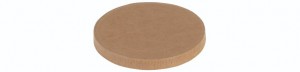 Karton Kraft/PLA, låg fladt, Ø75mm til 17902 - 500 stk krt