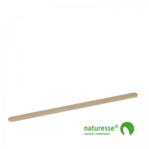 Rørepind i træ - ubehandlet, 140mm i BOX, FSC 100% - 1.000 stk pk *