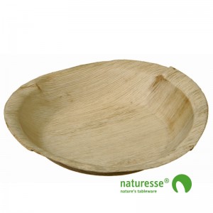 Palmeblad tallerken "Round" Ø200mm - 100 stk krt *