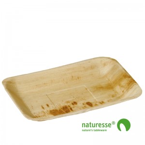 Palmeblad tallerken "Square" 160x240x25mm - 25 stk pk *