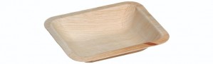 Palmeblad, Bowl rektangulær 10x130x30mm - 200ml - 100 stk krt*