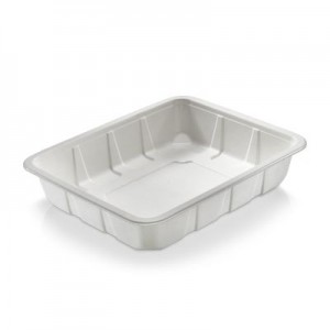 SR-fiber - Bakke 1/2 gastro, 325x265x65mm, 3945 ml bio coated - 240 stk krt