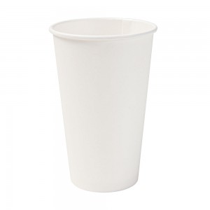 Engangskop 400 ml / 16 oz, hvid - 1000 stk krt*