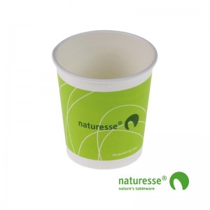 Engangskop i Karton/PLA 1,8dl m naturesse logo, FSC MIX - 1.000 stk krt *
