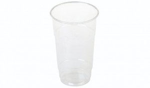 PLA, Glas transparent 2.5/3dl, Ø76mm - 1000 stk krt*