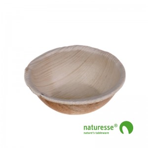 Palmeblad tallerken "Round" Ø 60mm - 25 stk pk *