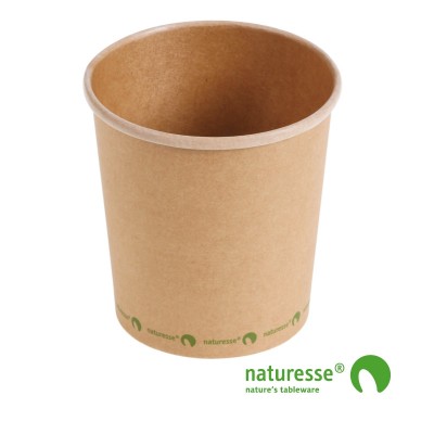 Suppe bæger i karton/PLA 16oz / 480ml, FSC MIX - 25 stk pk *