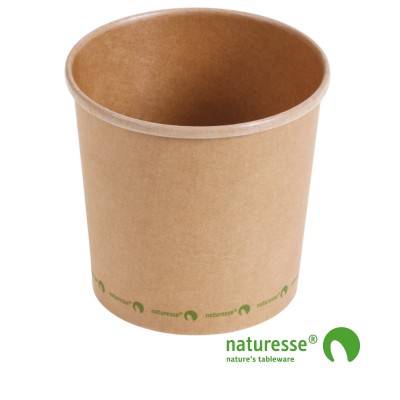 Suppe bæger i karton/PLA 26oz / 750ml, FSC MIX - 25 stk pk *