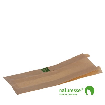 Brødpose i PaperWise, 330x120x2x30mm - 500 stk krt