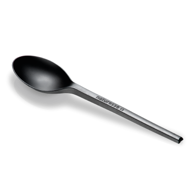 Dessertske i CPLA Smart/Sort 128mm - 50 stk pk *