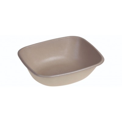 SR-fiber - natur m bio coatning, Bowl 900ml, 195x170x56mm - 500 stk krt