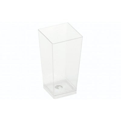 PLA - KOVA dessert glas, 100ml, 40x40x82mm - 300 stk krt *