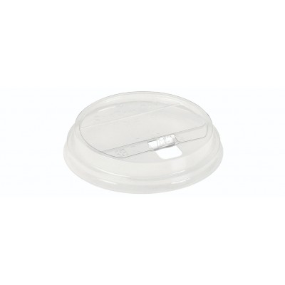 PLA låg, m hængslet åbningstap, Ø 96mm - 1000 stk krt