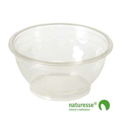 Skål 700ml i klar PLA - 50 stk pk