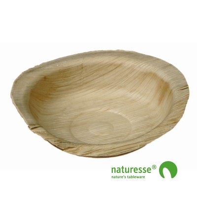 Palmeblad tallerken "Round" Ø120mm - 25 stk pk*