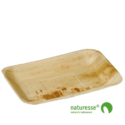 Palmeblad tallerken "Square" 160x240x25mm - 100 stk. *
